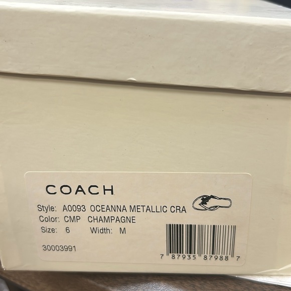 Coach Oceanna Flip Flop - Picture 2 of 6